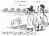 图为日本漫画：长崎事件后，日本幻想着自己的舰队能令中韩望而兴叹。